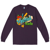 Plum preschool dude Long Sleeve Tee - RanaPortraitStore