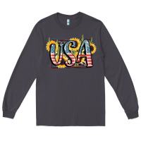 Smoke USA 4th of July Long Sleeve Tee - FaDigitalArtStudio