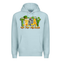 Blue Mist today we are all irish Premium Hoodie - CowhideDigitalArt