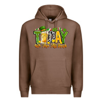 Chestnut today we are all irish Premium Hoodie - CowhideDigitalArt