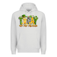 Dove Grey today we are all irish Premium Hoodie - CowhideDigitalArt