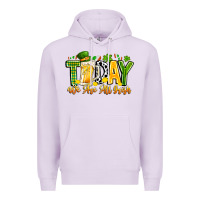 Lilac today we are all irish Premium Hoodie - CowhideDigitalArt