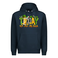 Navy today we are all irish Premium Hoodie - CowhideDigitalArt