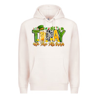 Pale Pink today we are all irish Premium Hoodie - CowhideDigitalArt