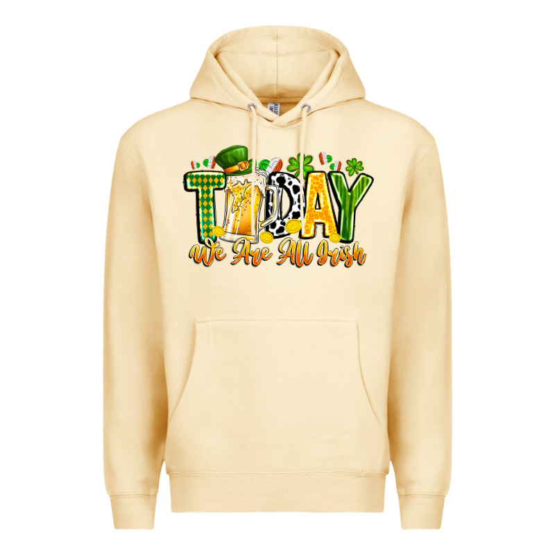 Today We Are All Irish Premium Hoodie by CowhideDigitalArt | Teevron