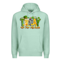 Seafoam today we are all irish Premium Hoodie - CowhideDigitalArt