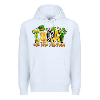 White today we are all irish Premium Hoodie - CowhideDigitalArt