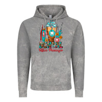 Dental Office Manager Cold Drink Frappe Vintage Hoodie | Teevron