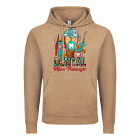 Vintage Coffee Dental Office Manager cold drink frappe Vintage Hoodie - FaDigitalArtStudio