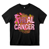 Black heal cancer for nothing is impossible with god Heavy Core Tee - NancyCooperArtShop