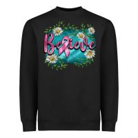 Black breast cancer believe Heavyweight Sweatshirt - BarkalooDesign