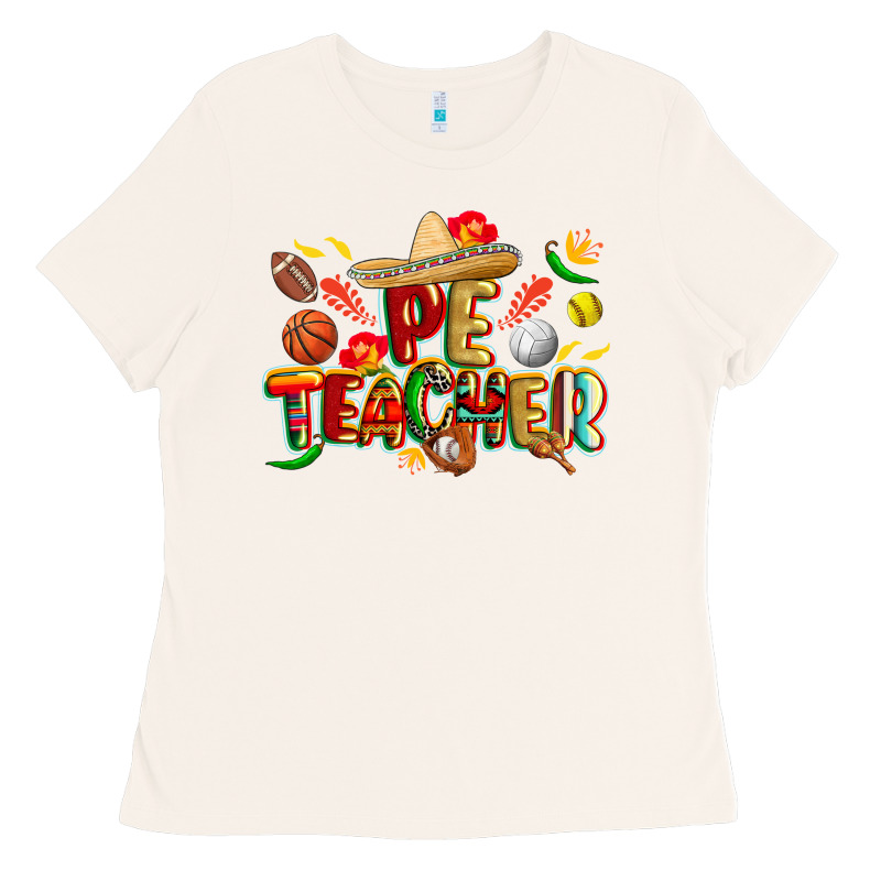 Cinco De Mayo Pe Teacher Ladies Tee by CowGirlArtShop | Teevron