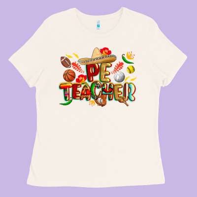 Cinco De Mayo Pe Teacher Ladies Tee Designed By Cowgirlartshop