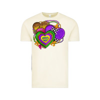 Vintage Arctic mardi gras heart olivia Vintage Tee - OliviaCreatesArt