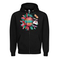 Black western clerk medical instruments Zipper Hoodie - BarkalooDesign