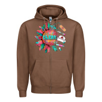 Chestnut western clerk medical instruments Zipper Hoodie - BarkalooDesign