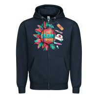 Navy western clerk medical instruments Zipper Hoodie - BarkalooDesign