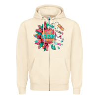 Sandshell western clerk medical instruments Zipper Hoodie - BarkalooDesign
