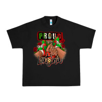 Black Proud Latina Mexican sneakers Urban Heavy Tee - RanaPortraitStore