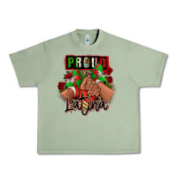 Oil Green Proud Latina Mexican sneakers Urban Heavy Tee - RanaPortraitStore