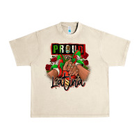 Sandshell Proud Latina Mexican sneakers Urban Heavy Tee - RanaPortraitStore
