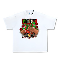 White Proud Latina Mexican sneakers Urban Heavy Tee - RanaPortraitStore