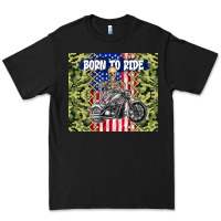 Black born to ride Premium Tee - TumblerDesignByShophia