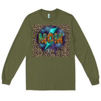 Army Green Leopard mom Long Sleeve Tee - FaDigitalArtStudio