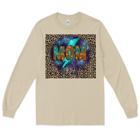 Mushroom Leopard mom Long Sleeve Tee - FaDigitalArtStudio