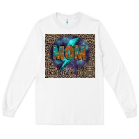 White Leopard mom Long Sleeve Tee - FaDigitalArtStudio