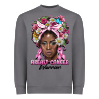 Storm breast cancer warrior black woman Heavyweight Sweatshirt - BarkalooDesign