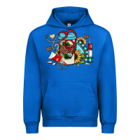 Cobalt Christmas sunflower gemstone nurse Urban Hoodie - JahusDesignShop