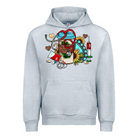 Heather Grey Christmas sunflower gemstone nurse Urban Hoodie - JahusDesignShop