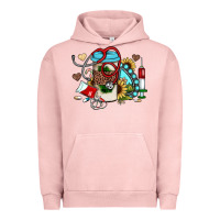 Pigment Salmon Christmas sunflower gemstone nurse Urban Hoodie - JahusDesignShop