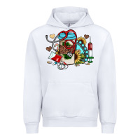White Christmas sunflower gemstone nurse Urban Hoodie - JahusDesignShop