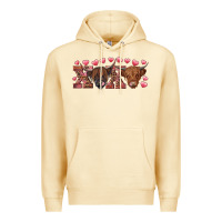 Pina Colada Xoxo highland cows Premium Hoodie - RanaPortraitStore