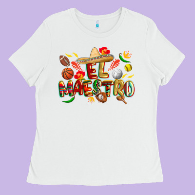 Cinco De Mayo El Maestro Ladies Tee Designed By Cowgirlartshop