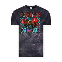 Cloud Black pucker up cowboy olivia Vintage Tee - OliviaCreatesArt