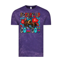 Cloud Purple pucker up cowboy olivia Vintage Tee - OliviaCreatesArt