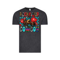 Vintage Black pucker up cowboy olivia Vintage Tee - OliviaCreatesArt