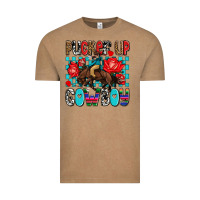 Vintage Coffee pucker up cowboy olivia Vintage Tee - OliviaCreatesArt