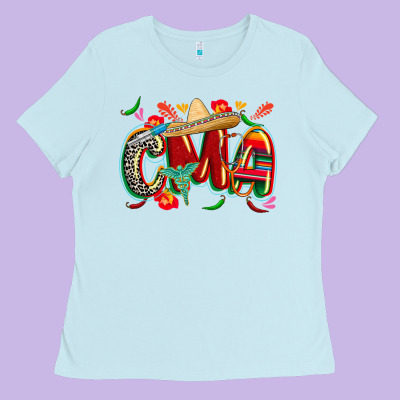 Cinco De Mayo Cma Ladies Tee Designed By Cowgirlartshop