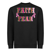 Black faıth over fear Heavyweight Sweatshirt - BarkalooDesign