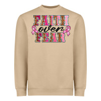 Mushroom faıth over fear Heavyweight Sweatshirt - BarkalooDesign