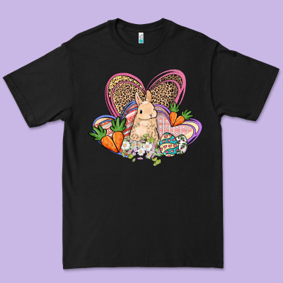 Easter Heart Easter Day Premium Tee Designed By Howdyjamesfarm