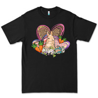 Black Easter heart Easter Day Premium Tee - HowdyJamesFarm