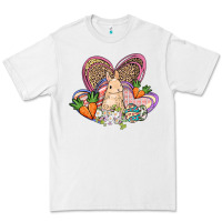 White Easter heart Easter Day Premium Tee - HowdyJamesFarm