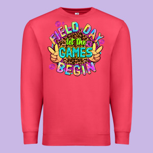 Field Day Let The Games Begin Premium Sweatshirt Designed By Adodesignshop