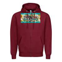 Burgundy french bulldog mom license plate template Zipper Hoodie - BarkalooDesign