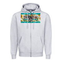 Heather Grey french bulldog mom license plate template Zipper Hoodie - BarkalooDesign